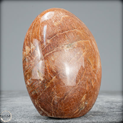 Natürliche Pfirsich-Mondstein Freiform - 734,34g