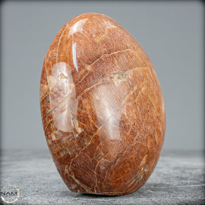 Natürliche Pfirsich-Mondstein Freiform - 734,34g