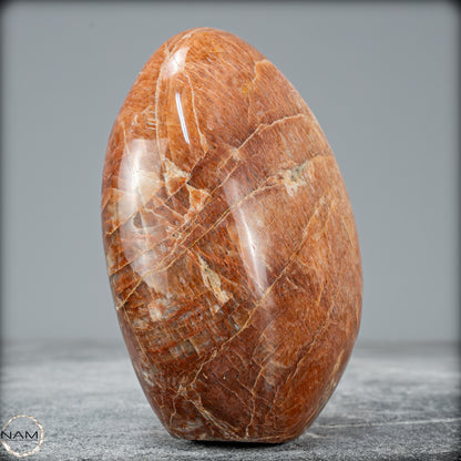 Natürliche Pfirsich-Mondstein Freiform - 734,34g