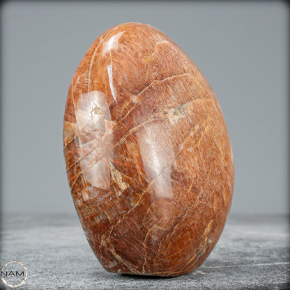 Natürliche Pfirsich-Mondstein Freiform - 734,34g