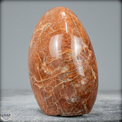 Natürliche Pfirsich-Mondstein Freiform - 734,34g