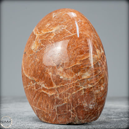 Natürliche Pfirsich-Mondstein Freiform - 734,34g