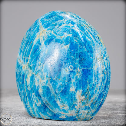 Natürliche Blaue Apatit Kristall-Freiform - 707,37g