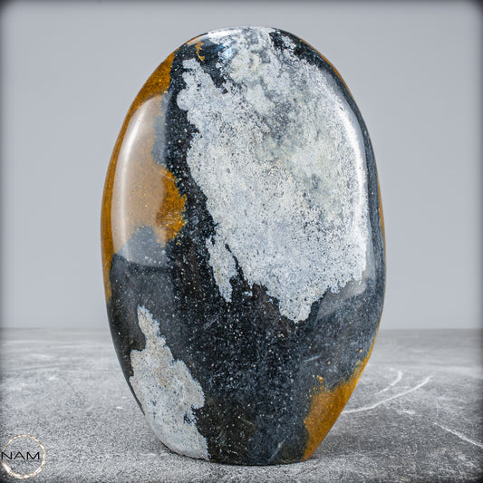 Natürliche Jaspis-Chalcedon Kristall Freiform - 928,74g