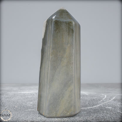 Natürlicher Polychromer Jaspis Obelisk - 445,16g