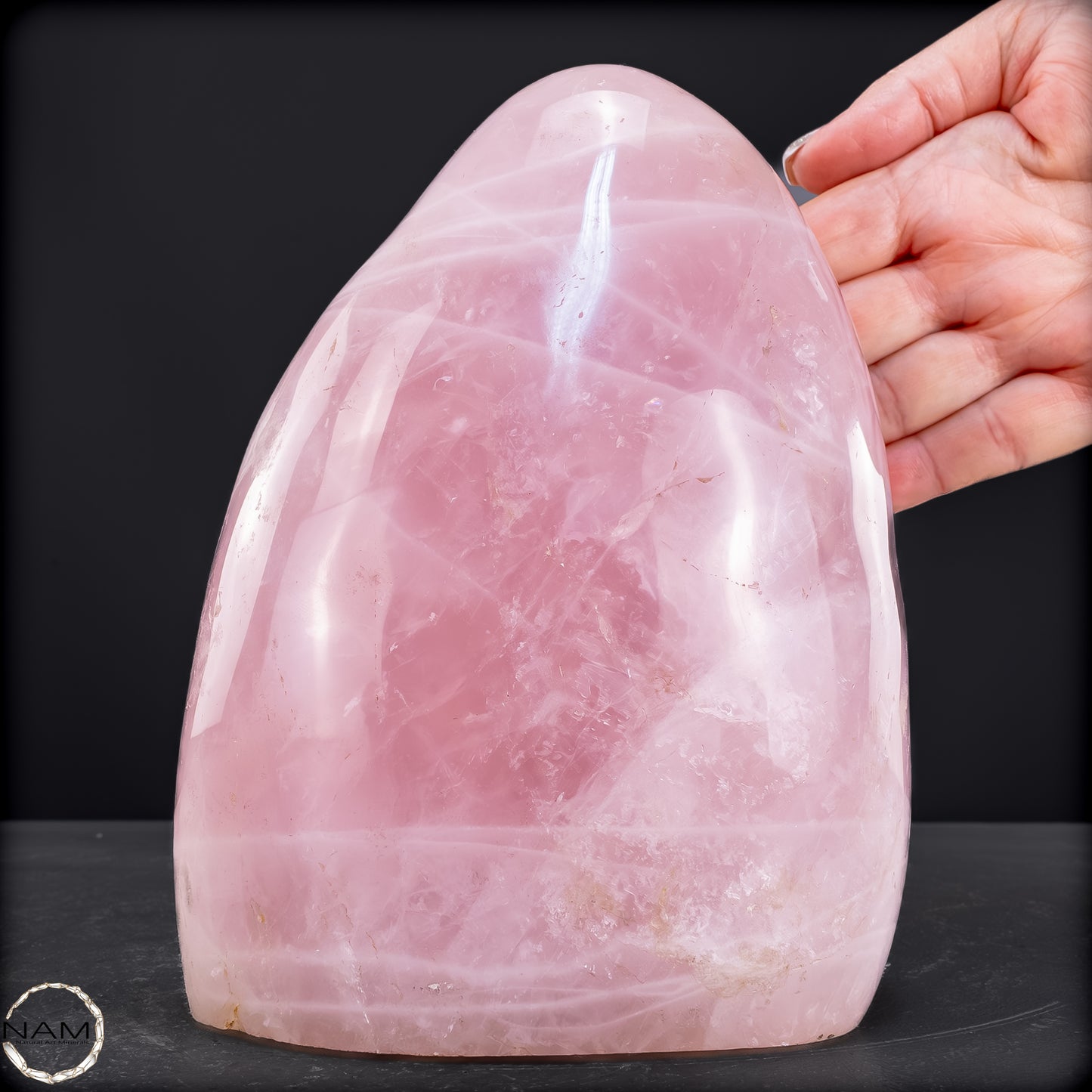 Natürliche Rosenquarz-Kristall Freiform aus Brasilien - 3430,42 g