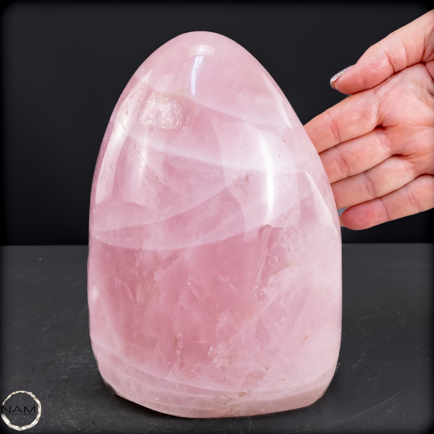 Natürliche Rosenquarz-Kristall Freiform aus Brasilien - 3430,42 g