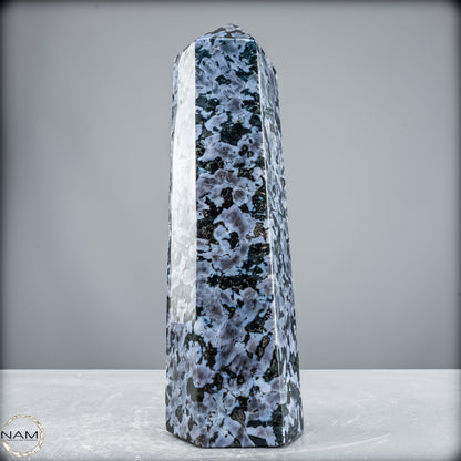 Natürlicher Merlinit (Gabbro) Kristall Obelisk - 2289,75 g