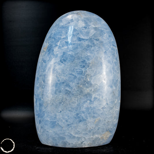 Natürliche Blauer Calcit-Kristall Freiform-1294,12g