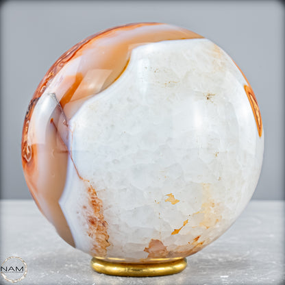 Natürliche Mehrfabige Carneol Kristall Kugel - 1515,36 g