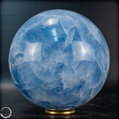 Natürliche Blaue Calcit-Kristall Kugel - 1106,35g