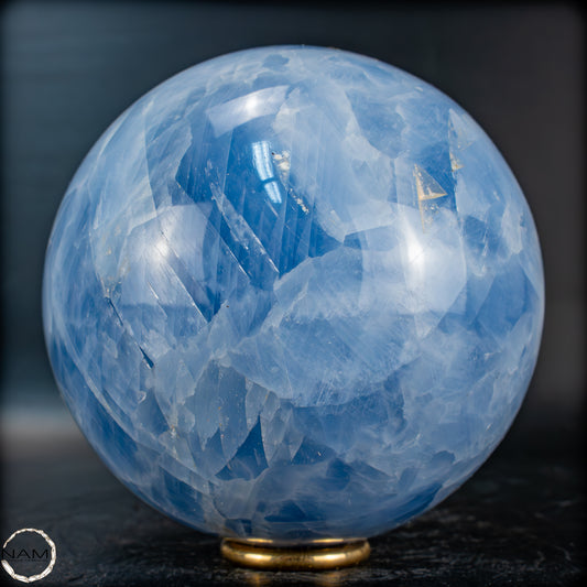Natürliche Blaue Calcit-Kristall Kugel - 1106,35g