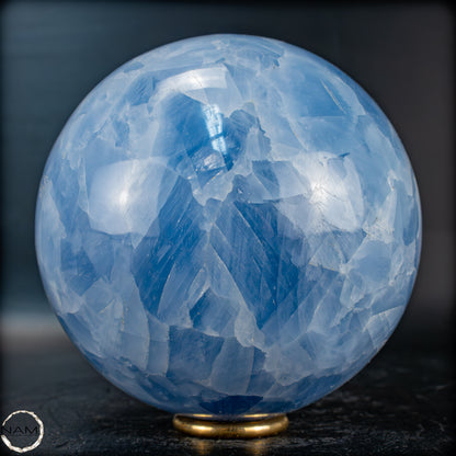 Natürliche Blaue Calcit-Kristall Kugel - 1106,35g