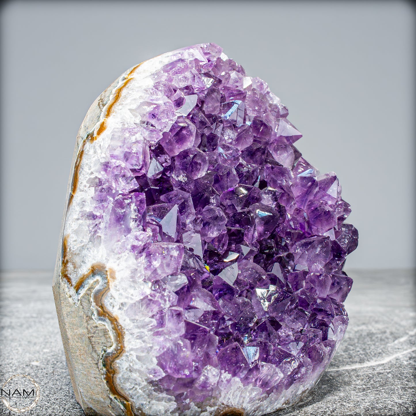 Natürliche Amethyst-Kristall Druse -644,21g