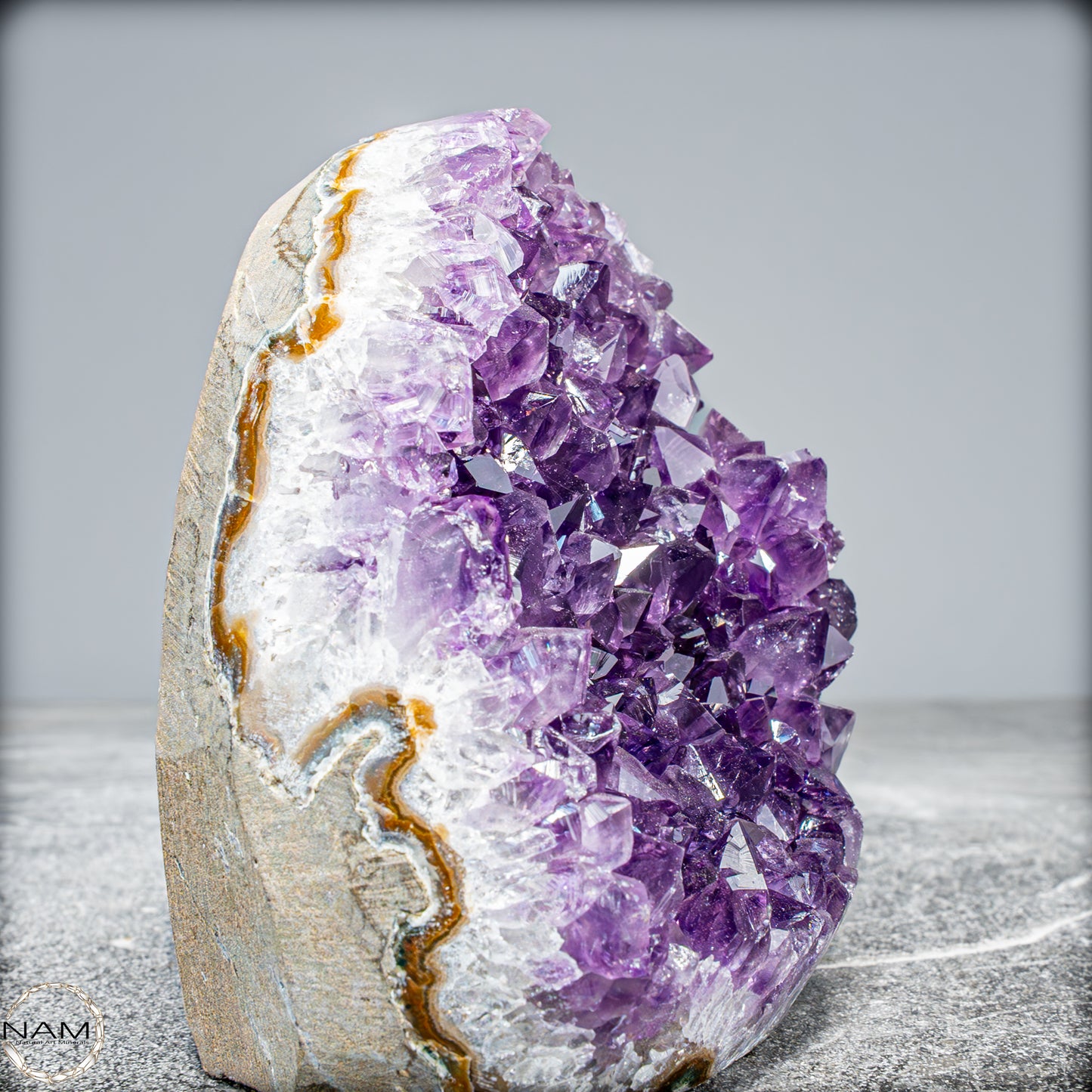 Natürliche Amethyst-Kristall Druse -644,21g