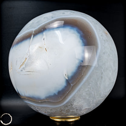 Natürliche Orca-Achat Kugel aus Brasilien - 4224,11g