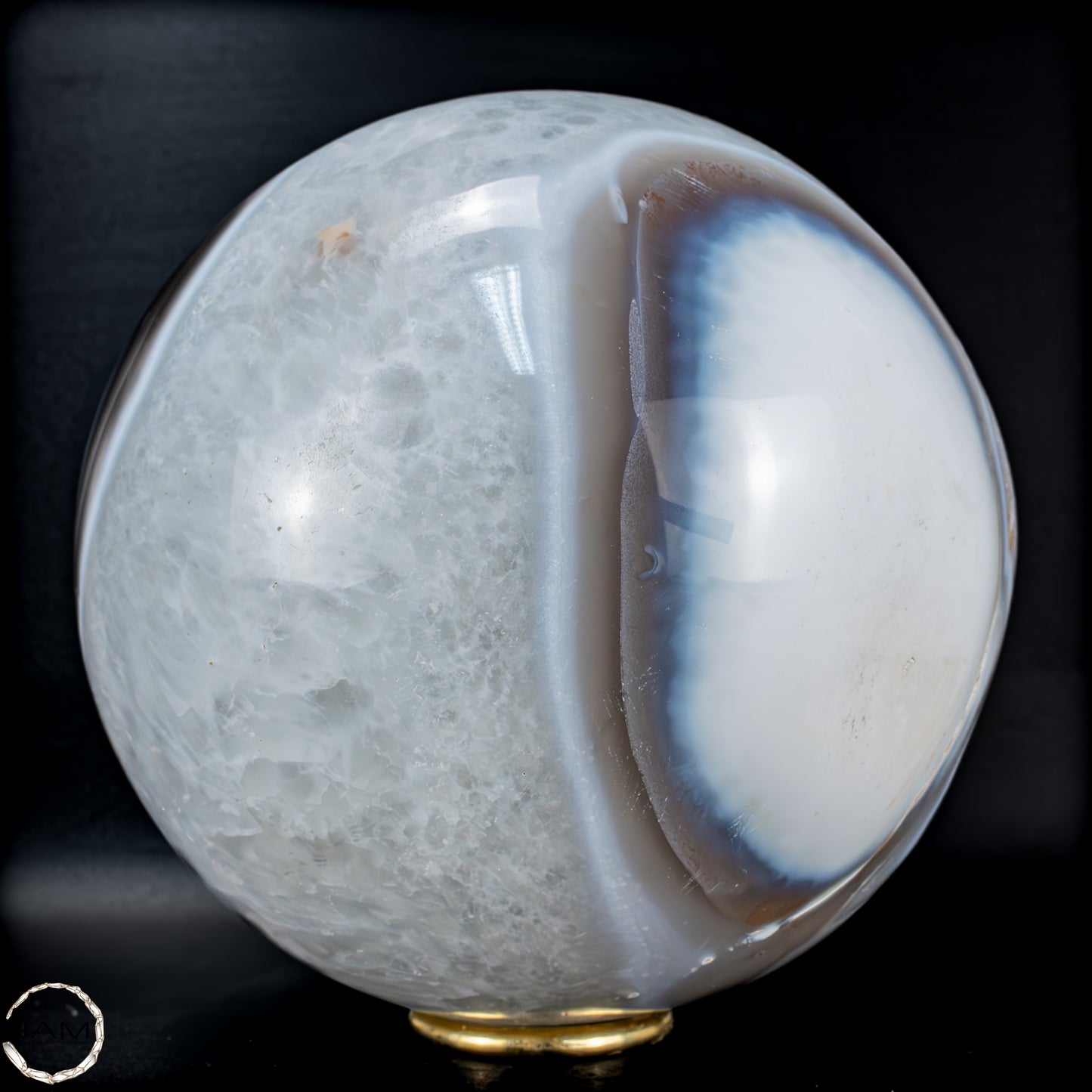 Natürliche Orca-Achat Kugel aus Brasilien - 4224,11g