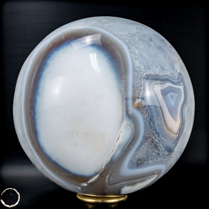 Natürliche Orca-Achat Kugel aus Brasilien - 4224,11g