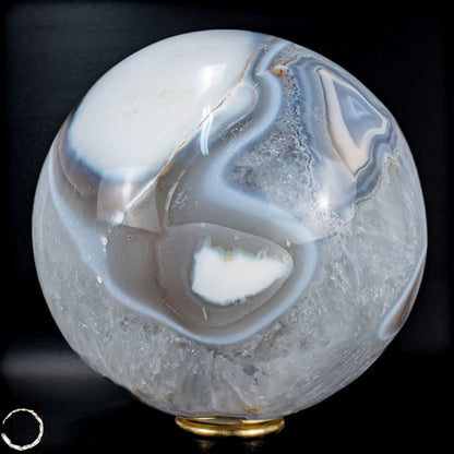 Natürliche Orca-Achat Kugel aus Brasilien - 4224,11g