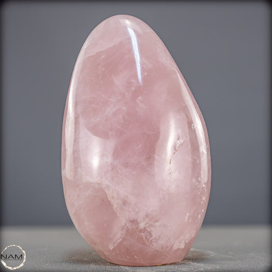 Natürliche Rosenquarz-Kristall Freiform aus Brasilien - 1473,51g