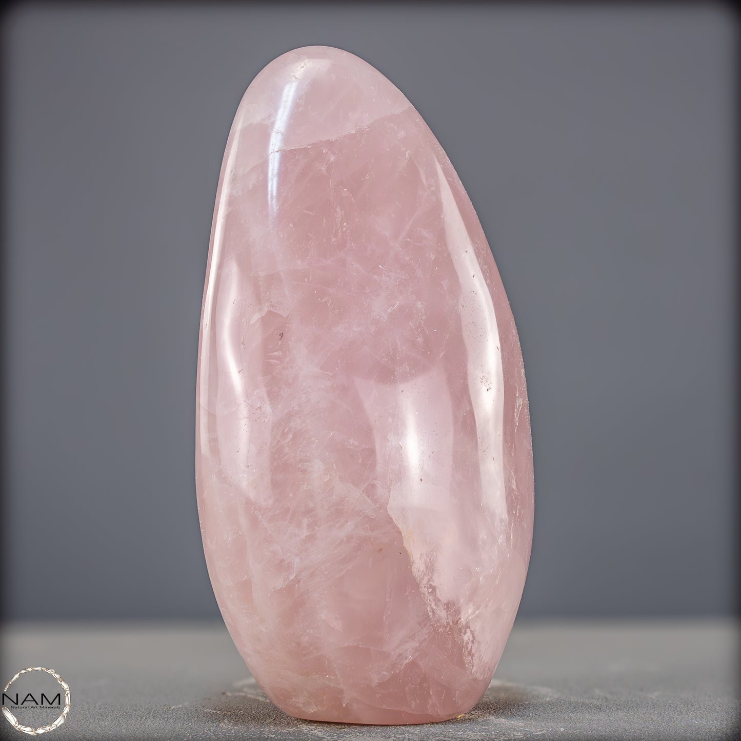 Natürliche Rosenquarz-Kristall Freiform aus Brasilien - 1473,51g