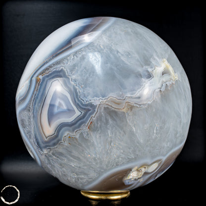 Natürliche Orca-Achat Kugel aus Brasilien - 4224,11g