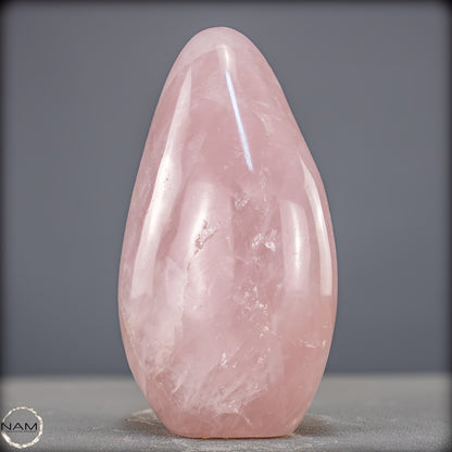 Natürliche Rosenquarz-Kristall Freiform aus Brasilien - 1473,51g