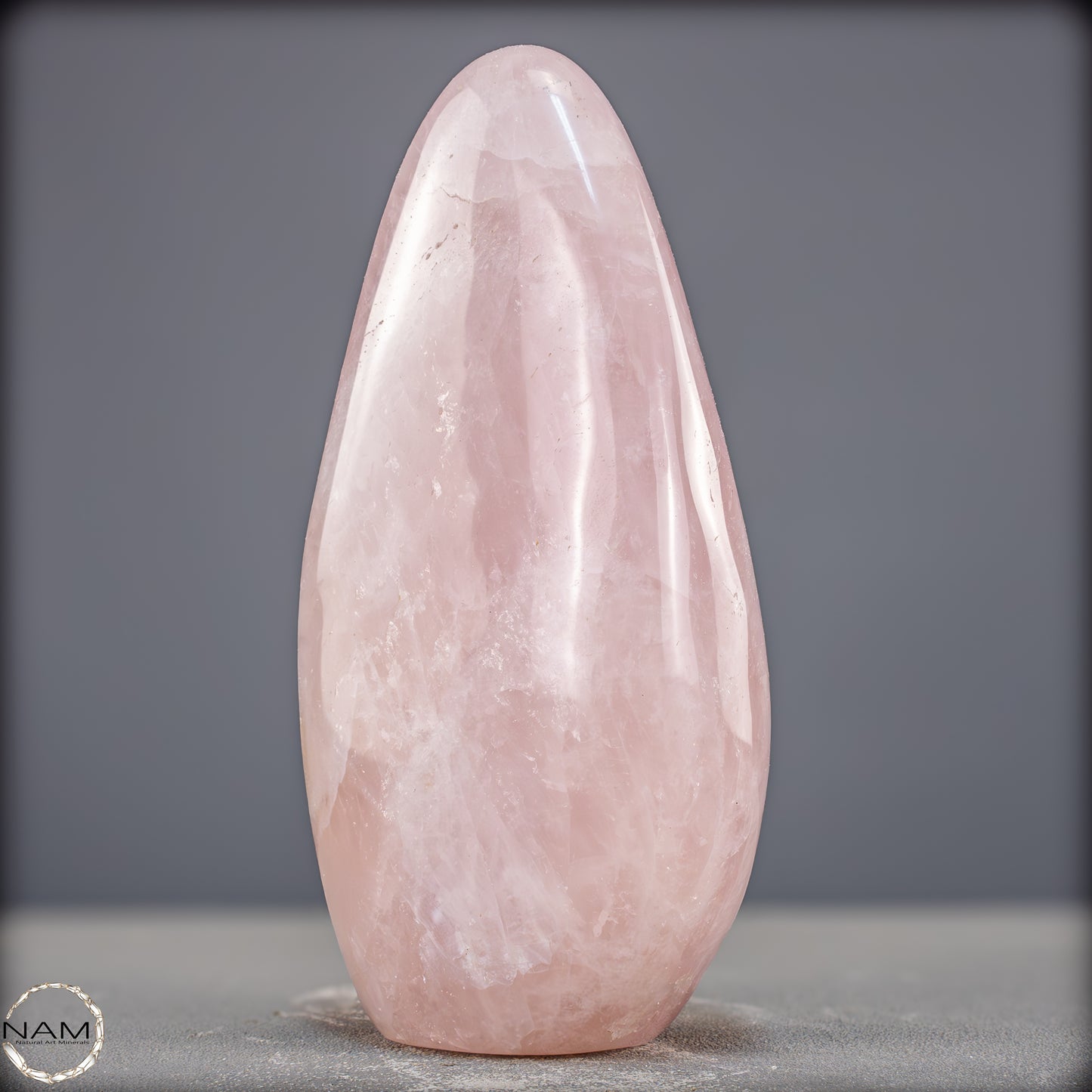 Natürliche Rosenquarz-Kristall Freiform aus Brasilien - 1473,51g