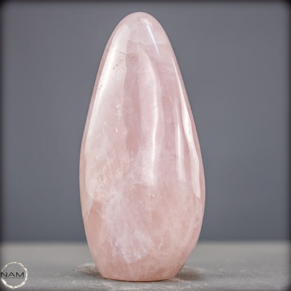 Natürliche Rosenquarz-Kristall Freiform aus Brasilien - 1473,51g