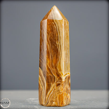 Natürlicher Aragonit Obelisk - 536,02g