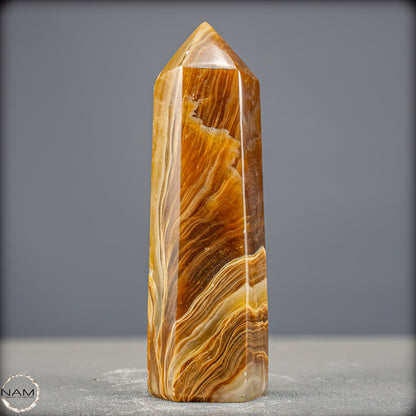 Natürlicher Aragonit Obelisk - 536,02g