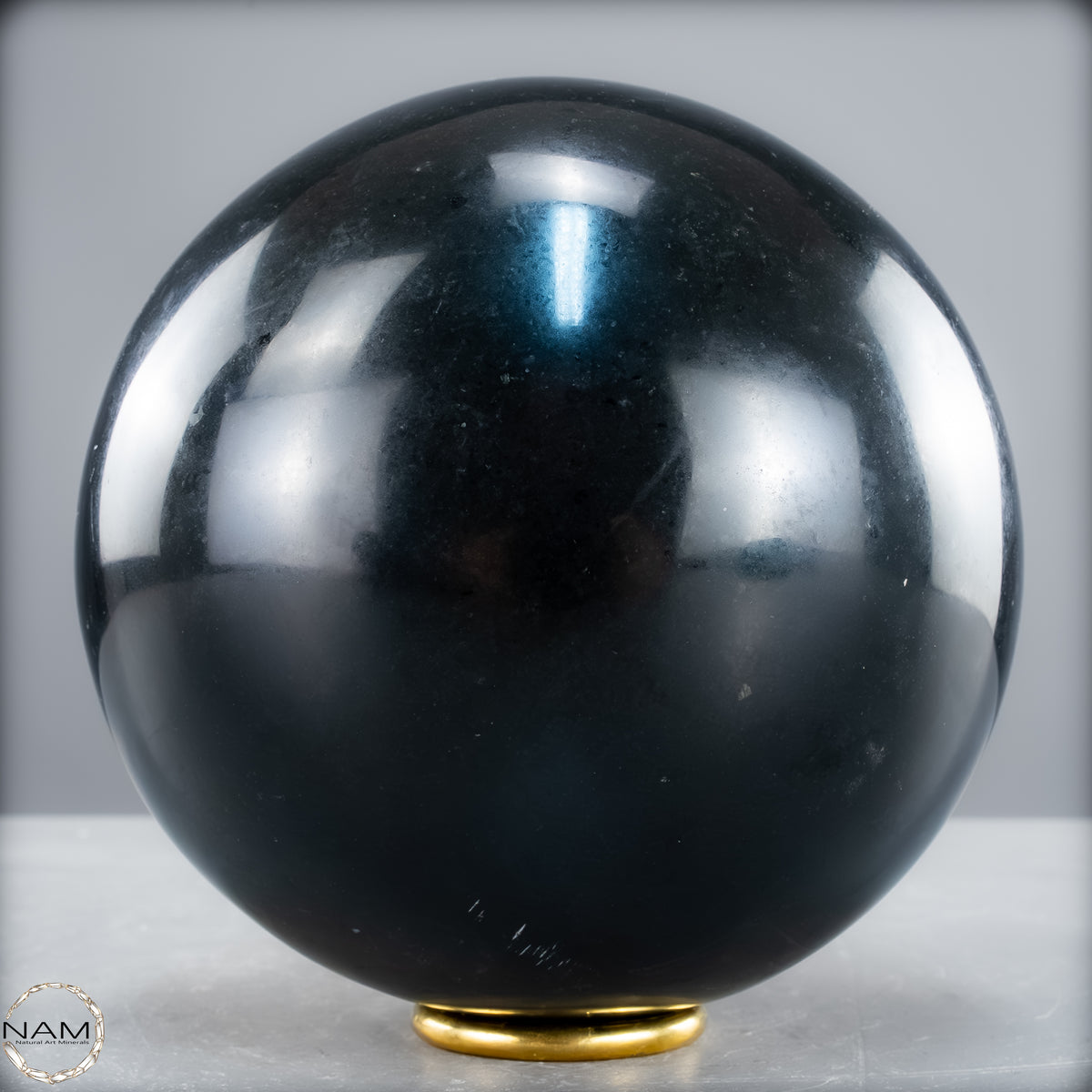 Schwarze Tourmalin-Kristall Kugel aus Brasilien - 3500,66 g