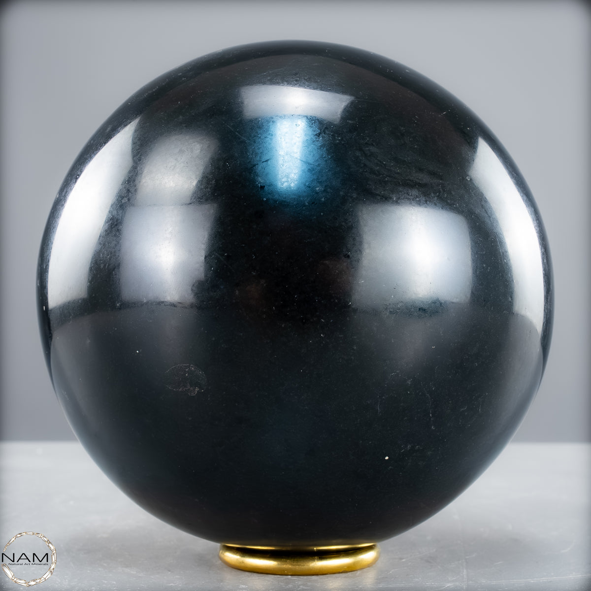 Schwarze Tourmalin-Kristall Kugel aus Brasilien - 3500,66 g