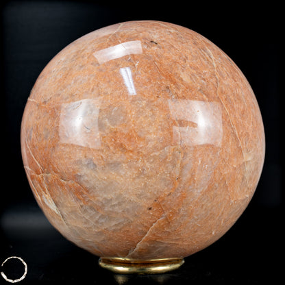 Natürlicher Pfirsich-Mondstein Kristall-Kugel - 2048,15g