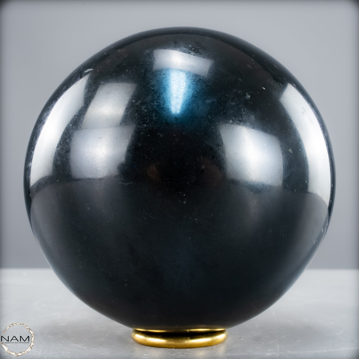 Schwarze Tourmalin-Kristall Kugel aus Brasilien - 3500,66 g