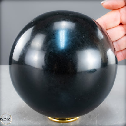 Schwarze Tourmalin-Kristall Kugel aus Brasilien - 3500,66 g