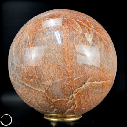 Natürlicher Pfirsich-Mondstein Kristall-Kugel - 2048,15g