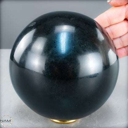 Schwarze Tourmalin-Kristall Kugel aus Brasilien - 3500,66 g