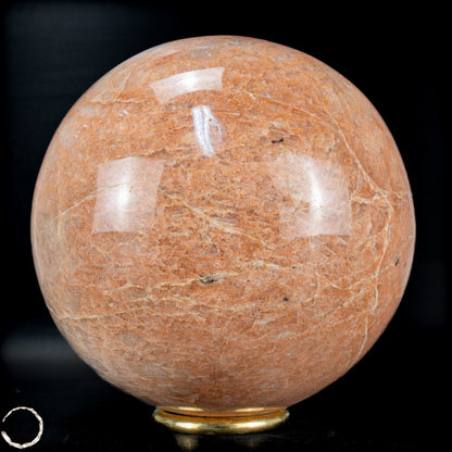 Natürlicher Pfirsich-Mondstein Kristall-Kugel - 2048,15g