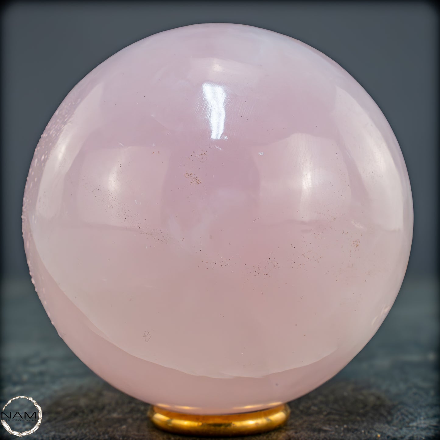 Natürliche Pinke Aragonit Kugel - 618,97g - 75,6mm