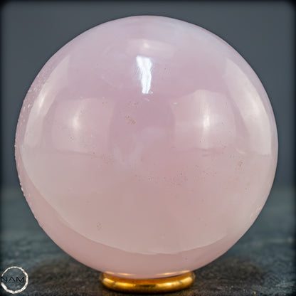 Natürliche Pinke Aragonit Kugel - 618,97g - 75,6mm