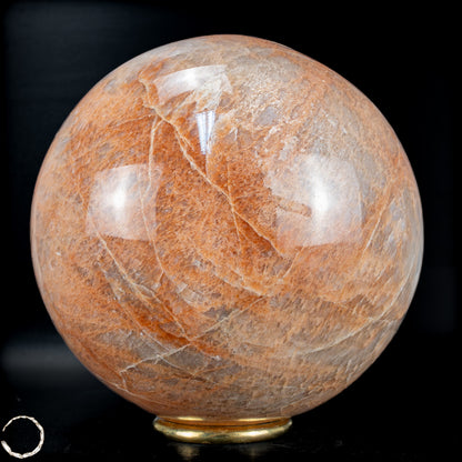 Natürlicher Pfirsich-Mondstein Kristall-Kugel - 2048,15g
