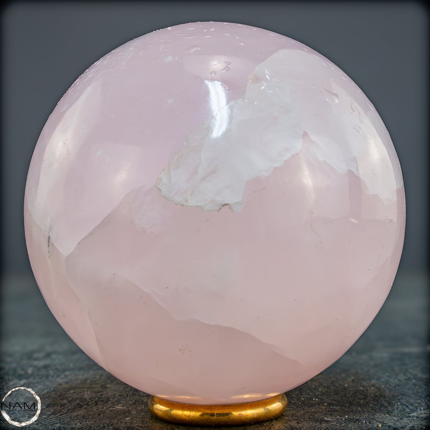 Natürliche Pinke Aragonit Kugel - 618,97g - 75,6mm
