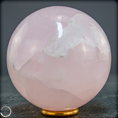 Natürliche Pinke Aragonit Kugel - 618,97g - 75,6mm
