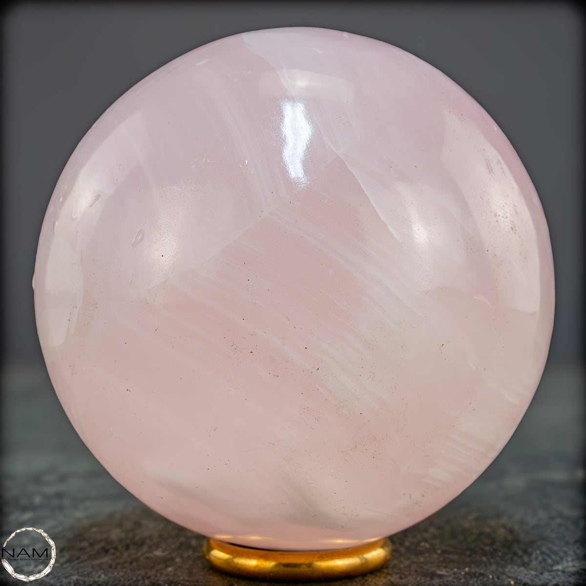 Natürliche Pinke Aragonit Kugel - 618,97g - 75,6mm