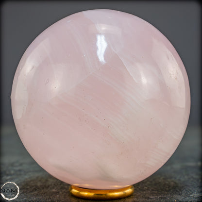 Natürliche Pinke Aragonit Kugel - 618,97g - 75,6mm