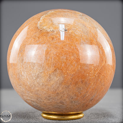 Natürlicher Pfirsich-Mondstein Kristall-Kugel - 1539,21g - 107mm