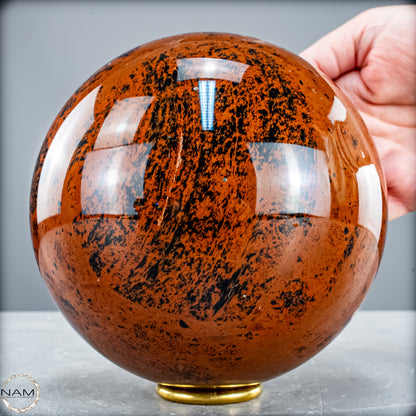 Natürliche Mahagoni-Obsidian Kristall-Kugel - 3253,16 g