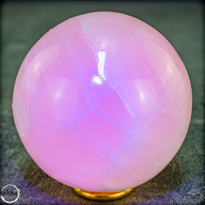 Natürliche Pinke Aragonit Kugel - 618,97g - 75,6mm