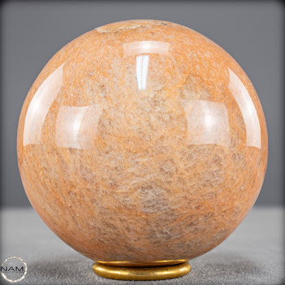 Natürlicher Pfirsich-Mondstein Kristall-Kugel - 1539,21g - 107mm